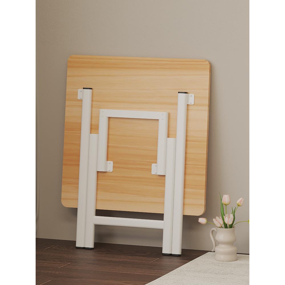 小桌子折叠桌简易餐桌出租屋家用方桌便携式吃饭饭桌圆桌摆摊户外