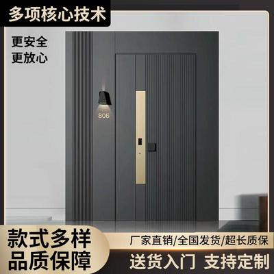 入户门定制精雕铸铝防盗门家用别墅农村自建房高端子母门庭院甲门