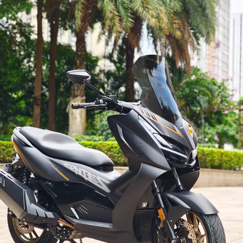 天飞仕适用于升仕368D风挡改装加高风挡前挡风加宽配件挡雨板风镜