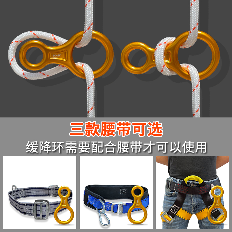 高空安全绳家用绳子高楼火灾救生应急逃生钢丝芯户外带救援消防绳