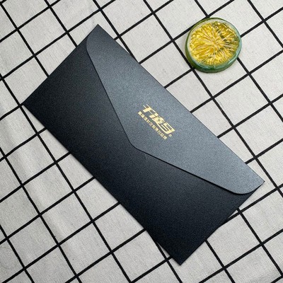 公司创意信封定制logo烫金 订做印刷加厚珠光5号创意邀请函信封袋