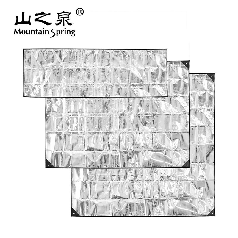 山之泉户外野营超轻便携野餐垫单双人铝箔防潮垫UL地席保暖救生毯