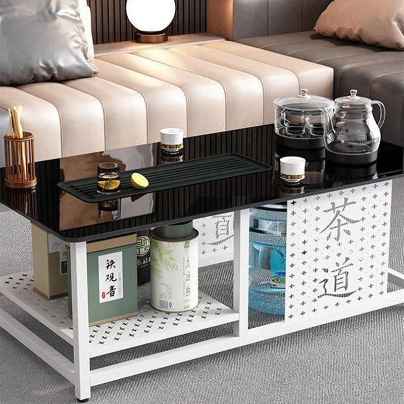 茶几客厅家用简约现代办公室茶台小户型简易泡茶套装一体功夫茶桌