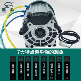 电动三轮车电机60V大泰款 四孔3000W直流无刷大功率电动机马达配件