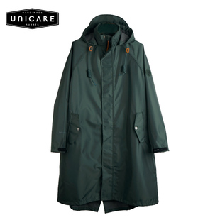 UNICARE男女长款风衣 时尚户外露营防水雨衣外套 电动车骑行雨披