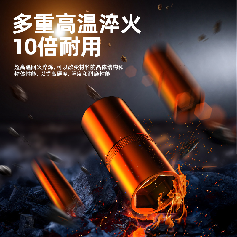 瑞德汽修工具套装套筒扳手棘轮汽车维修组合修车工具箱多功能小飞