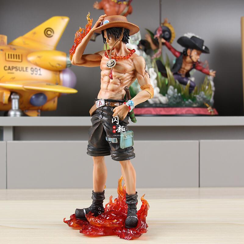 海贼王手办 gk 火焰艾斯手办 站姿 动漫模型摆件 动漫周边