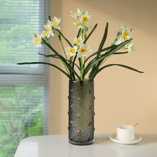 洋水仙仿真束假塑料绢家居摆设客厅室内餐桌插瓶装饰