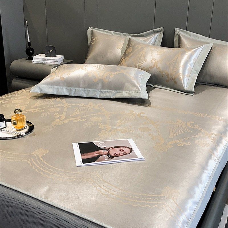 高端夏季提冰丝席三件机洗裸睡空调软席m.米床笠款凉席,床上用品,冰丝席,淘宝优惠券,粉丝福利购,淘宝优惠卷