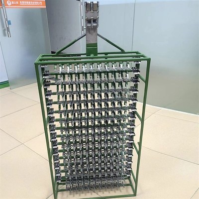 现货汽车设备配件防刮花包t胶阳极挂具氧化挂具包胶高温清洗篮挂