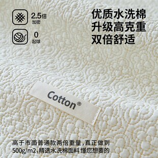 2025年全新纯棉四季通用沙发垫防滑沙发盖布直排一片式沙发坐垫