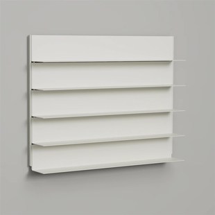 多匣lada 上墙金属隐形书架杯架置物架层板 隐形层板