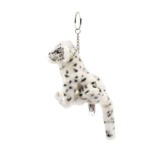 HANSA雪豹公仔挂件毛绒玩具包包挂饰钥匙扣圈礼物娃娃送闺蜜