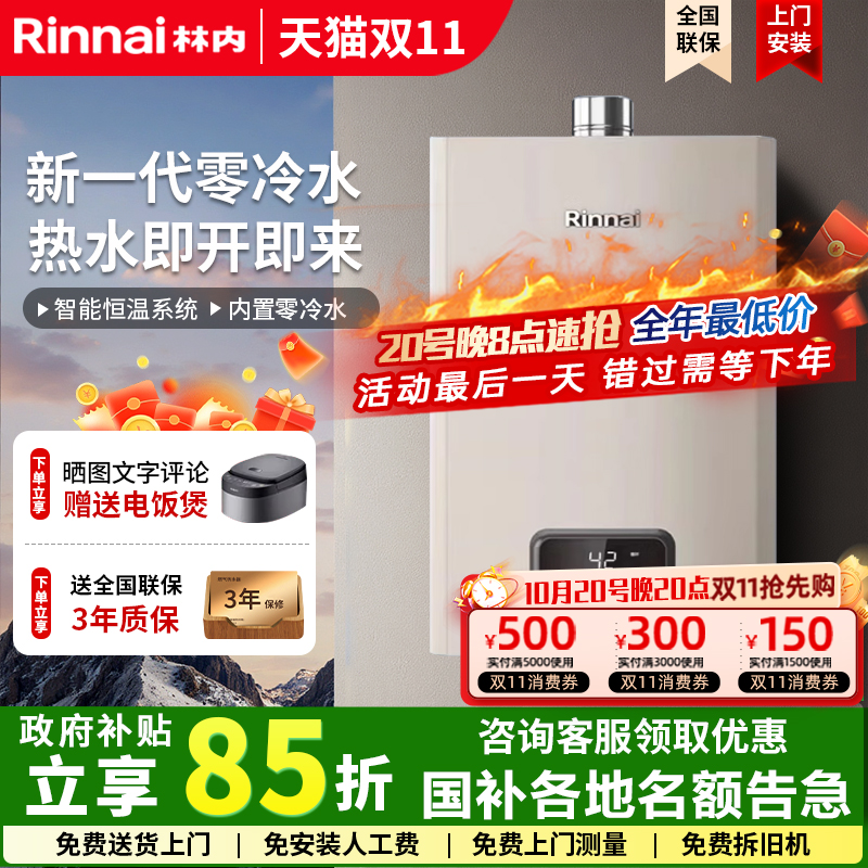 林内JSQ31-GD61R燃气热水器