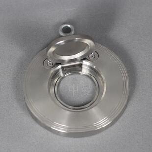 304不锈钢止回阀对夹式H74W薄型止回阀圆片式超薄逆止阀单挡板式