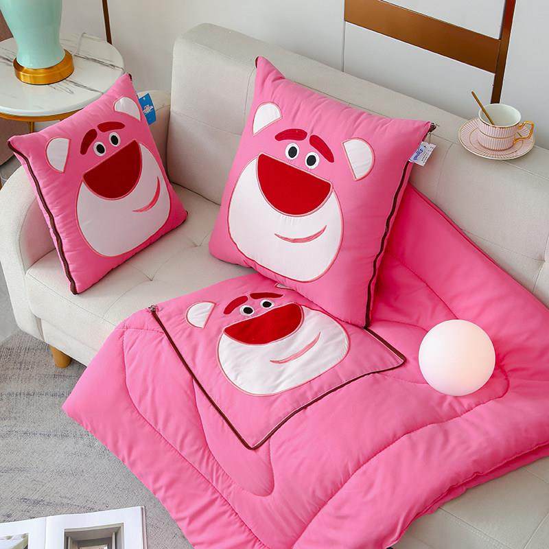抱枕被子两用卡通可爱办公室可折叠午睡被办公靠枕车载靠垫被四季,居家布艺,抱枕被,淘宝优惠券,粉丝福利购,淘宝优惠卷