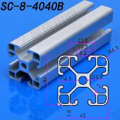 4040欧标工业铝合金型材40 40流水线机械设备框架罩电仪工作台40