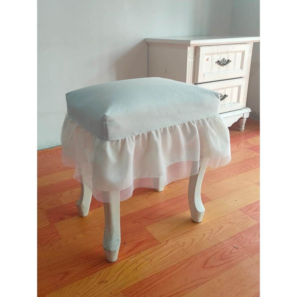 简约现代化妆登套长方形防尘罩钢琴凳罩盖布床前凳套登子套罩家纯