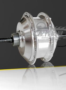 电动助力车齿轮无刷电机36V48V250W240胶齿电瓶车辐条36孔8线三相