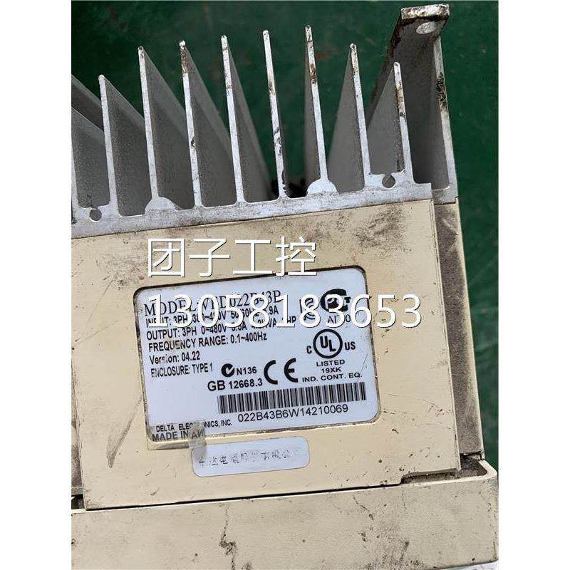 ￥原装拆机变频器 VFD022B43B 380V 2.2KW 质量包好 询价