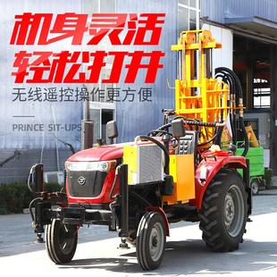 民用拖拉机车载式打井设备钻井机家用小型气动钻机钻孔机工程钻机