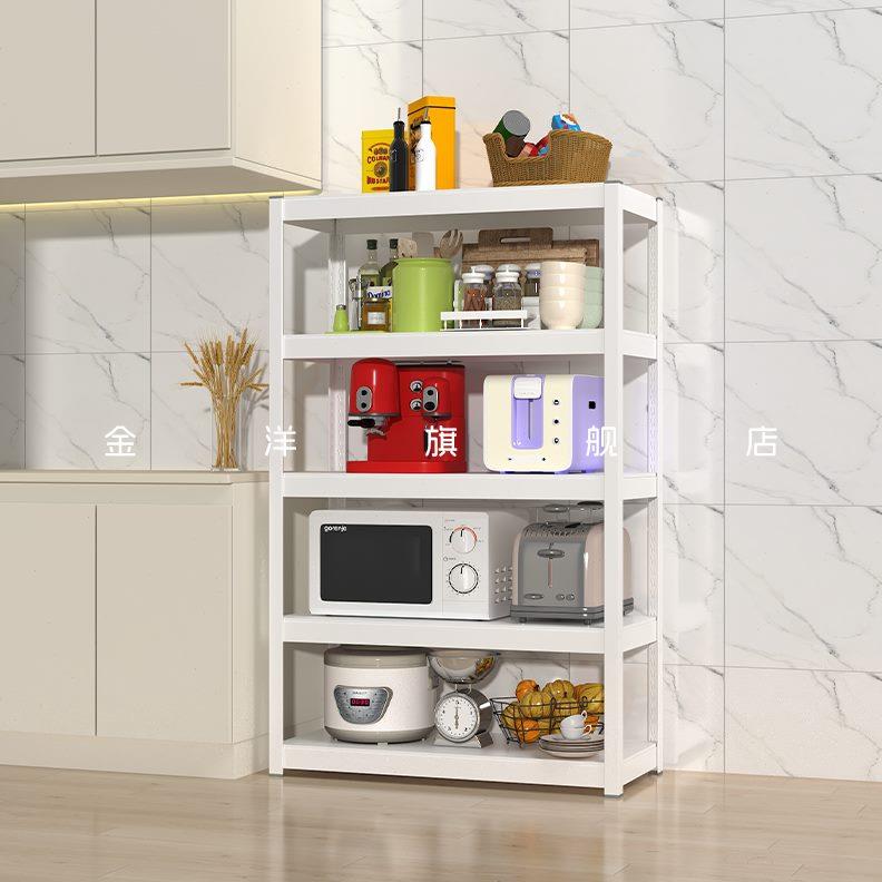 铁艺卧室阳台钢制厨房展示架仓储货架落地置物架多层铁架子收纳架