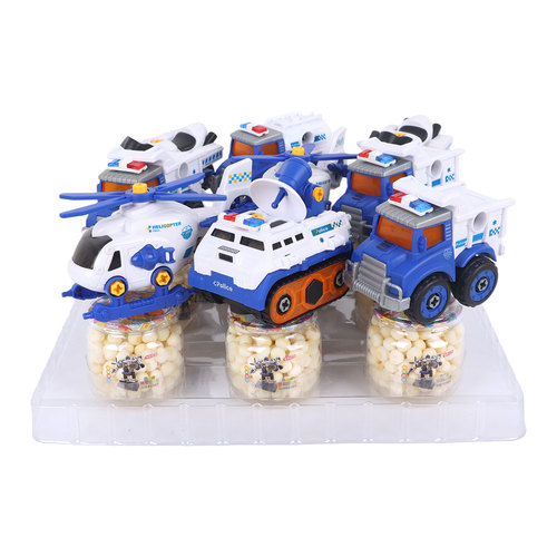 书生百味五合体警察车小馒头牛奶味儿童休闲零食40gx9个盒装