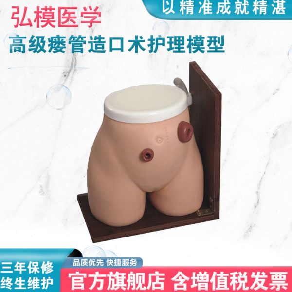 弘模HOM/38高级瘘管造口术护理模型实验室教学用品基本护理技能模