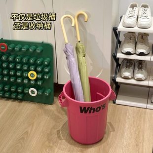 门口放雨伞置物架收纳桶入户家用装伞桶筒长柄折叠伞大容量沥水架