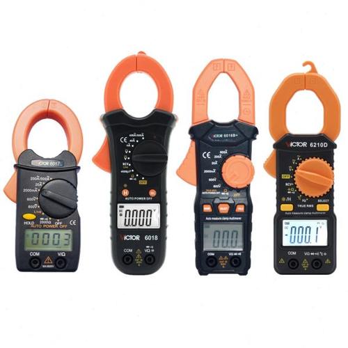 胜利电容钳型表VC6018空调维修钳形电流表数字万用表制冷检修工具