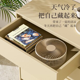 空气循环扇家用卧室落地扇桌面小型台扇学生宿舍台式 新款 电风扇