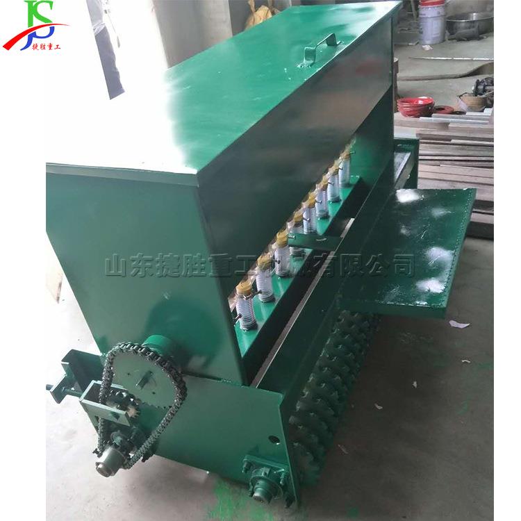 28马力草皮点播机10行农用草坪播种机拖拉牵引式草籽种植机