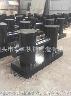 厂家铸铁系船柱 方盘圆盘檐全挡檐系缆桩 羊角形栓船墩