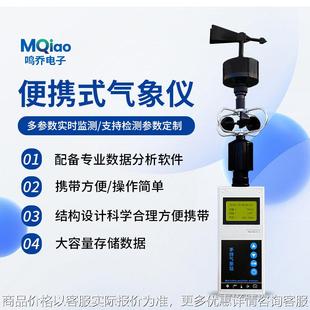 多要素手持气象站便携式小型气象站风速风向仪应急用数字气象仪