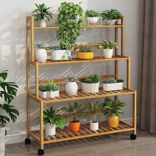 简易阳台置物架子客厅卧室房间收纳储物架落地多层花架绿萝多肉架,收纳整理,阳台置物架,淘宝优惠券,粉丝福利购,淘宝优惠卷