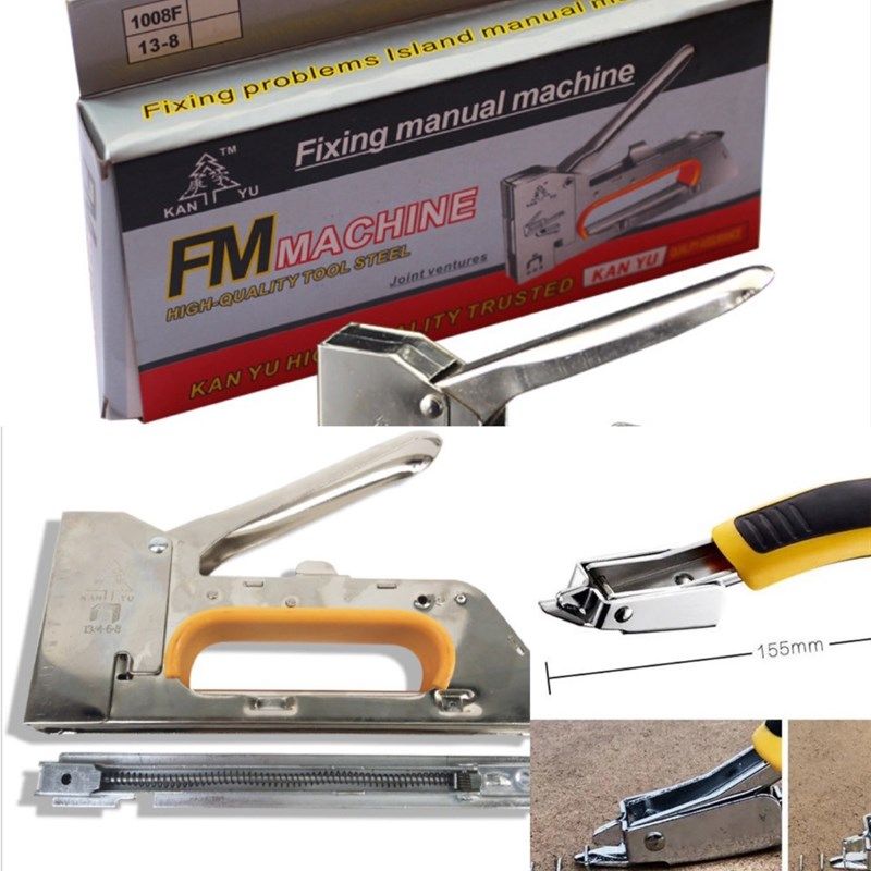 手动码钉枪广告j牌相框打钉枪通用钉枪1008FU型钉轻便型