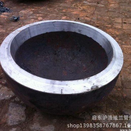 压厚壁管帽国标 碳钢封头管帽 对焊平底椭圆厂家焊接封头