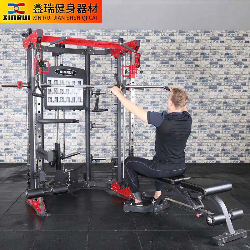 史密斯综合训练器商用健身器材多功能力量器械龙门架健身房双臂机