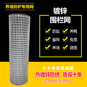 热镀锌电焊网铁丝网围栏网格钢丝网养鸡养殖护栏家用阳台防护栅栏