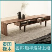 日式 简约小户型客厅实木电视柜简易卧室电视机柜地柜伸缩长电视柜