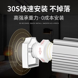 百叶窗帘卷帘铝合金手拉升降遮光办公室卫生间厨房卧室家用免打孔