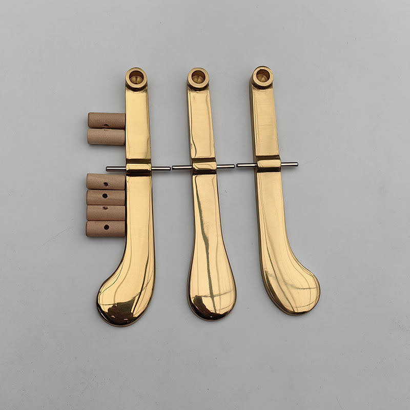 钢琴配件三角钢琴用踏板纯铜踏板一付3个维修整理顶杆踏板带