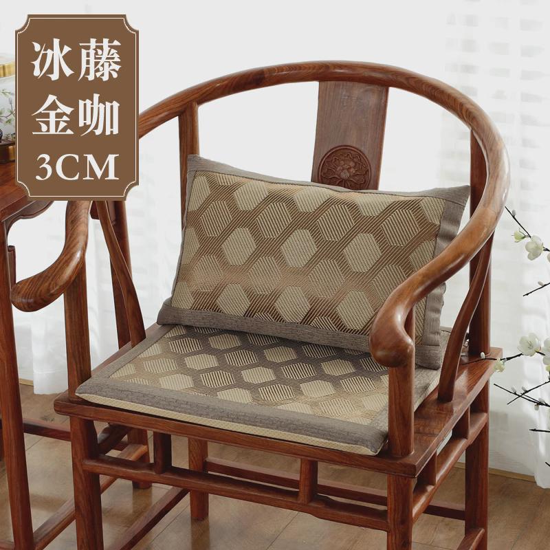 夏凉椅垫冰藤御藤中式红木沙发坐垫夏季防滑凉垫座垫椅茶沙新款