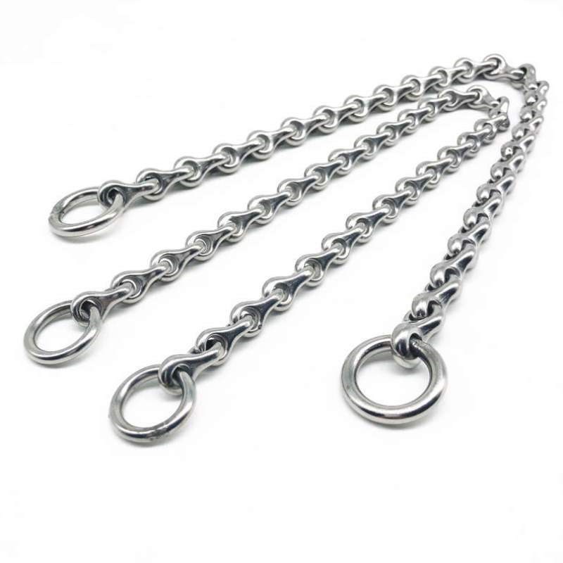 链犬马不锈钢罗脖套金毛卡斯304犬龙骨训犬大型链子狗狗项圈P中型