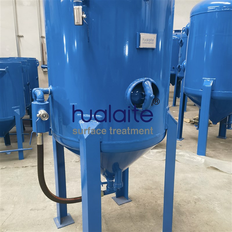 中型喷砂罐机 简易喷砂房体除锈吹砂机模具铸钢喷砂清理机免打磨