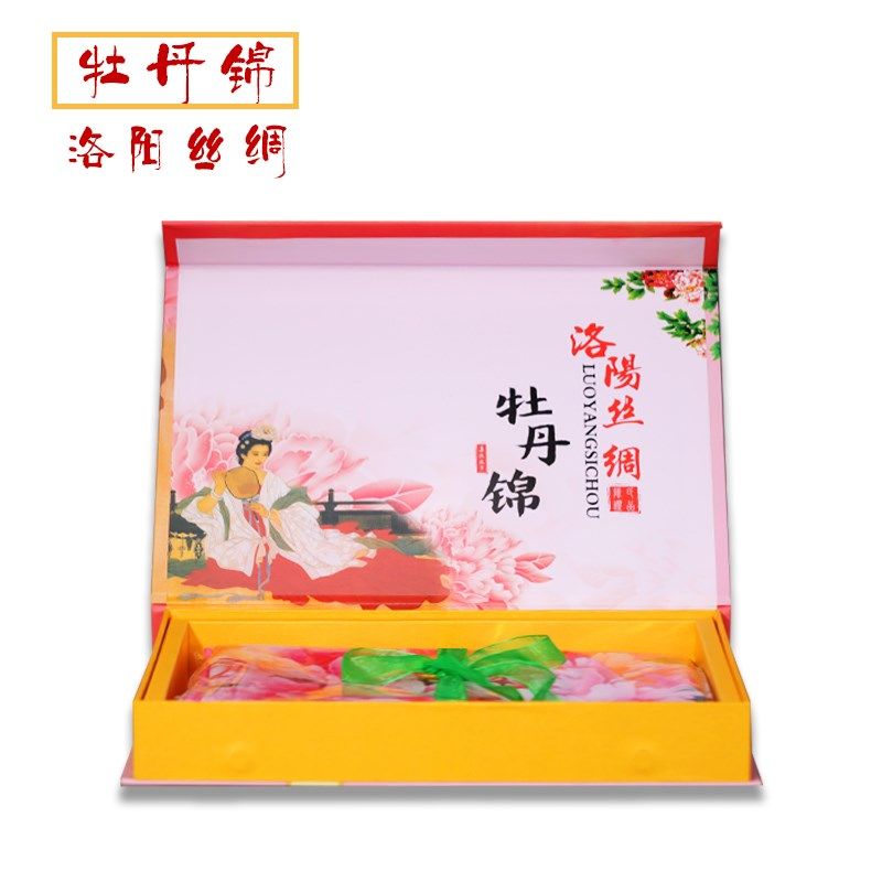 洛阳牡丹丝巾女春秋妈妈款春天春季夏季披肩百搭围巾纱巾长款薄款