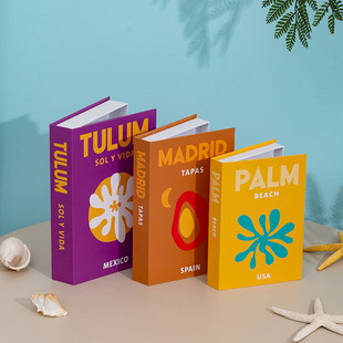 可打开简约假书壳收纳盒摆设装饰品创意拍照摆件拍照道具仿真书本