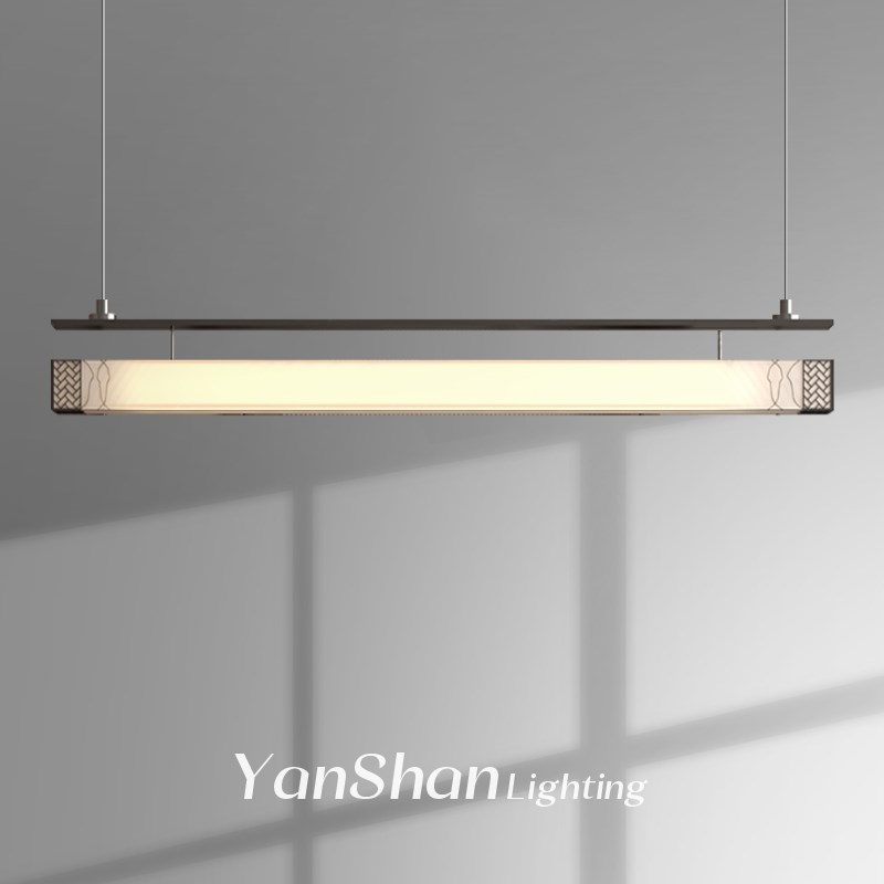 宋代美学餐厅云石吊灯吧台一字茶室书房禅意酒店餐饮收银唐宋古风