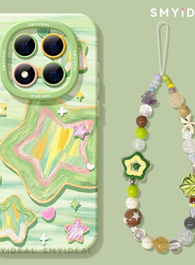 适用红米note15pro手机壳女款note14保护套小米高级note13pro硅胶防摔10por+全包13油画星星12turbo软11好看