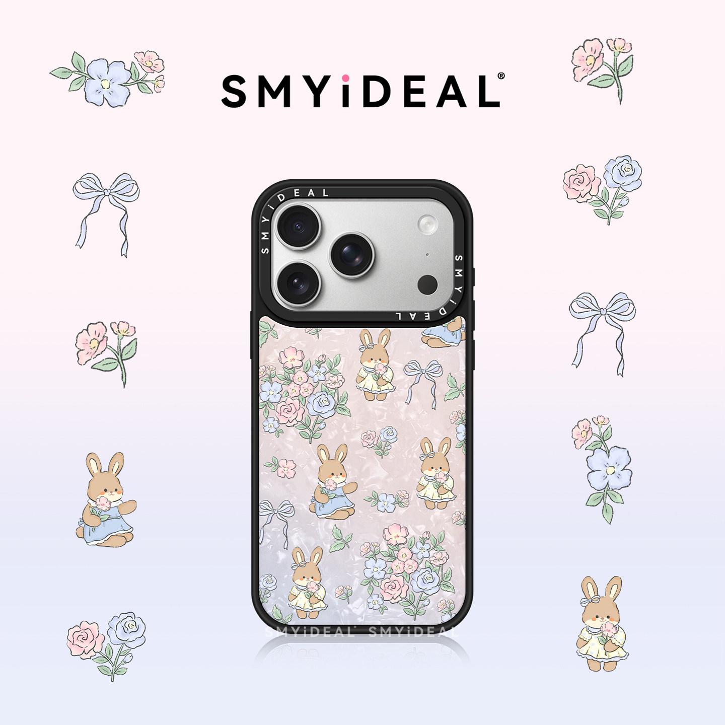 适用苹果17手机壳女款iphone17promax保护套16plus小众高级感15Pro磁吸新款防摔14不撞款13可爱花朵兔12外壳,3C数码配件,手机保护套/壳,淘宝优惠券,粉丝福利购,淘宝优惠卷